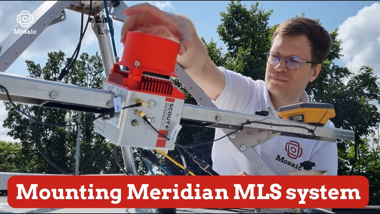 Mount Meridian MLS System with 360 Camera and LiDAR in 10 Min for Surveying, GIS & Asset Management
