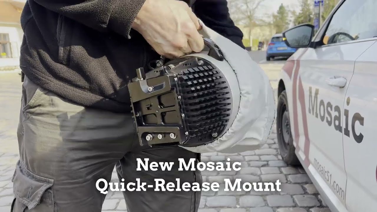 Mosaic Quick-Release Camera Mount – Fast Setup, 100% Secure | Mount & Remove in Seconds